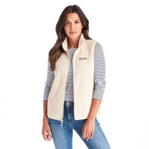 Vineyard Vines Women’s Marshmallow Waverly Vest Size Medium